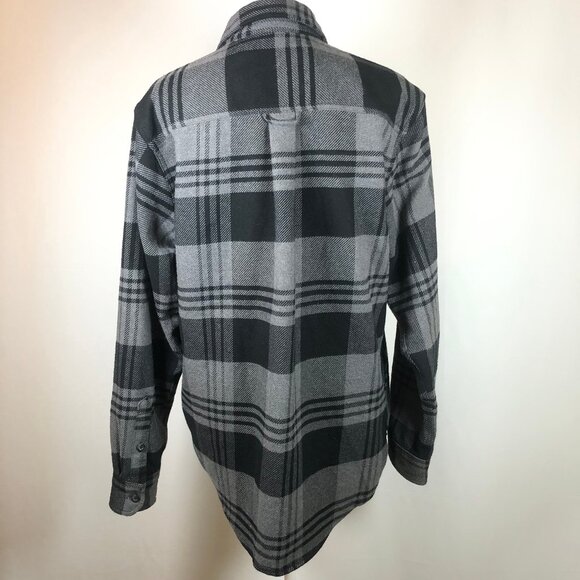 Orvis Classic Collection Flannel Shirt — Black & Gray Plaid, Timeless - Picture 6 of 14